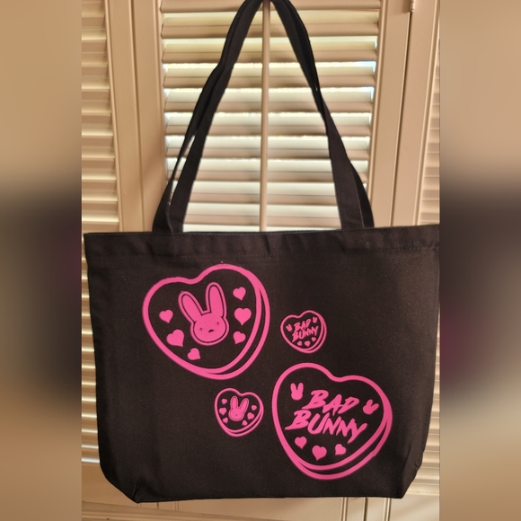 Canvas Zipper Tote Bag - Picture 2 of 5